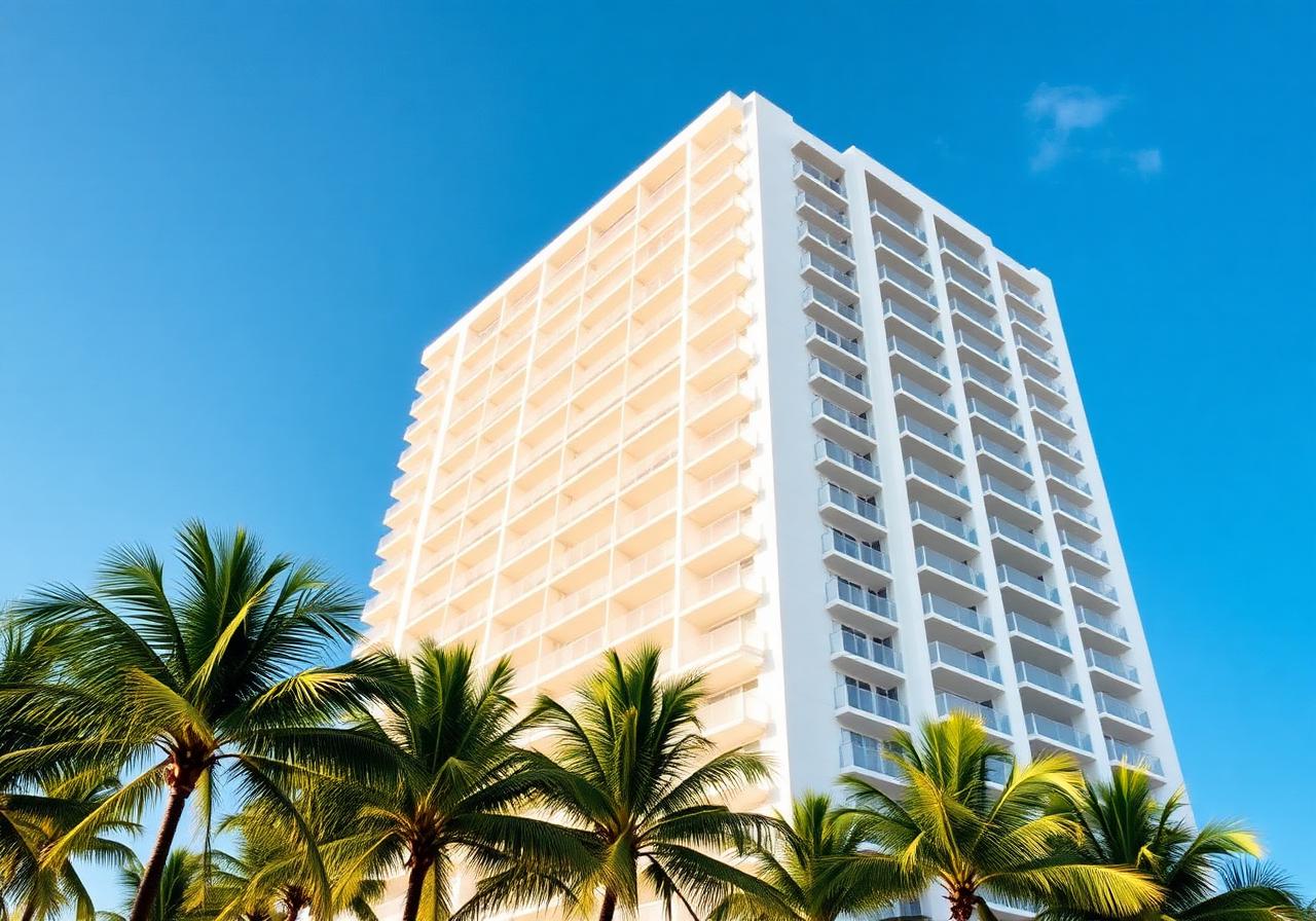32-Story Oceanfront Condominium — Concrete restoration, balcony repair, elastomeric coating